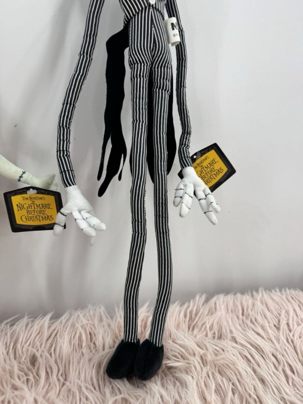 RARE 2004 NECA Jack Skellington and Sally Plush dolls Nightmare Before Christmas - Picture 6 of 16
